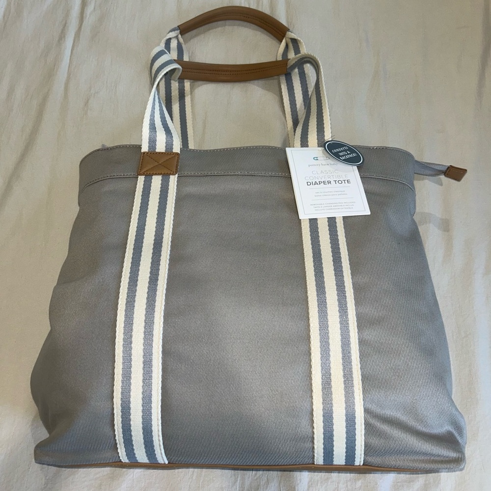 Pottery Barn Baby diaper bag, converts to a backpack